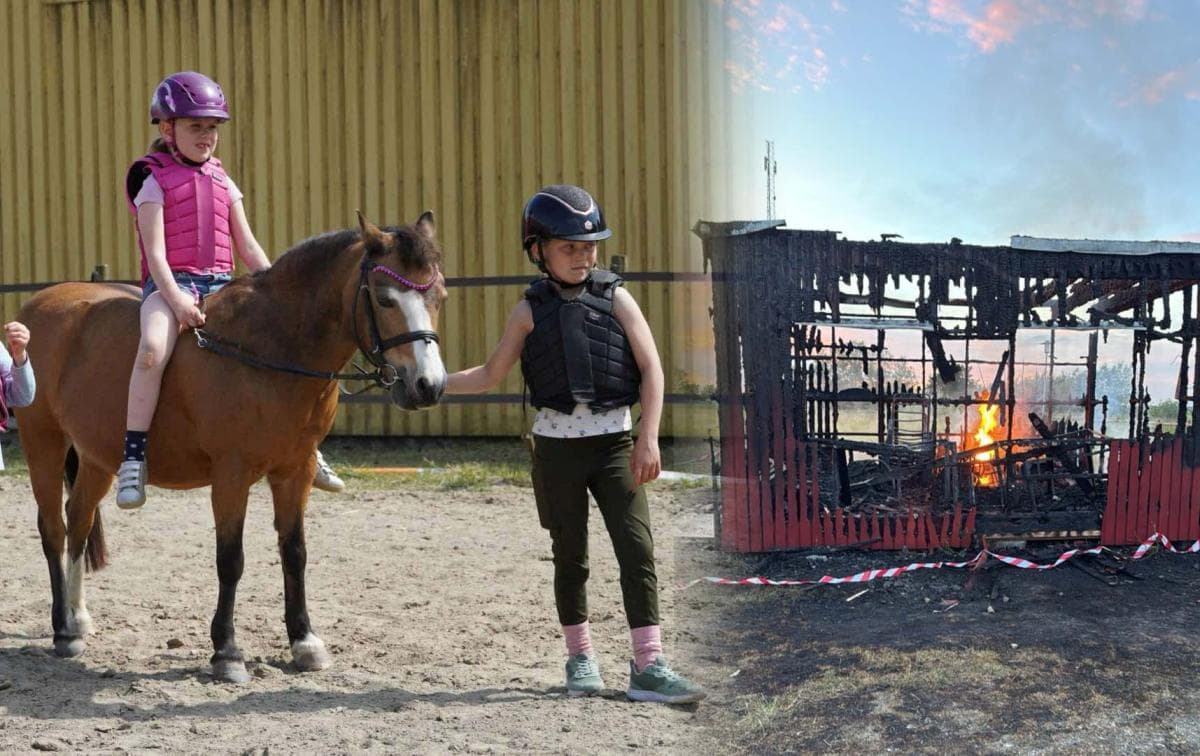 Tiktok-trend slutade med brand – ryttarförening står nu utan el